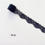 3CM Narrow-Edge Stretch Lace Trim, Large Roll - Image 4