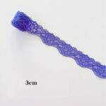 3CM Narrow-Edge Stretch Lace Trim, Large Roll - Image 3