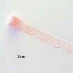 3CM Narrow-Edge Stretch Lace Trim, Large Roll - Image 6